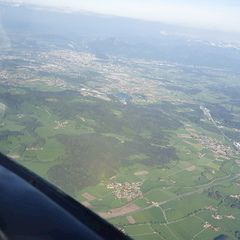 Flugwegposition um 15:36:24: Aufgenommen in der Nähe von Berchtesgadener Land, Deutschland in 2254 Meter