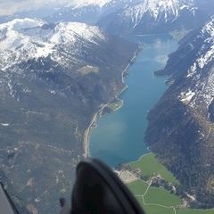 Flugwegposition um 13:20:44: Aufgenommen in der Nähe von Gemeinde Achenkirch, 6215, Österreich in 2482 Meter