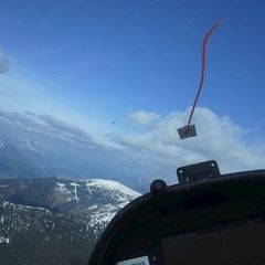 Flugwegposition um 15:05:45: Aufgenommen in der Nähe von Schladming, Österreich in 2355 Meter