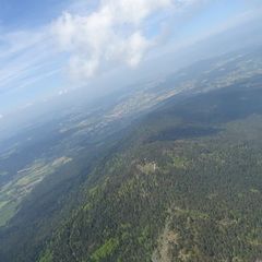 Flugwegposition um 09:30:34: Aufgenommen in der Nähe von Cham, Deutschland in 1606 Meter