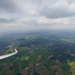 Verortung via Georeferenzierung der Kamera: Aufgenommen in der Nähe von Bayreuth, Deutschland in 1600 Meter