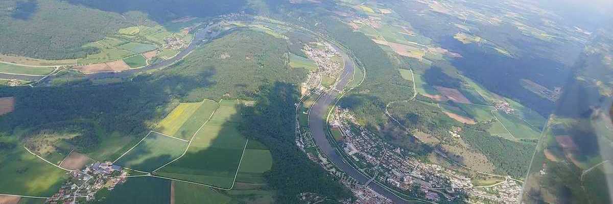 Verortung via Georeferenzierung der Kamera: Aufgenommen in der Nähe von Kelheim, Deutschland in 1800 Meter