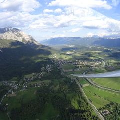 Flugwegposition um 15:27:04: Aufgenommen in der Nähe von Gemeinde St. Stefan im Gailtal, Österreich in 2421 Meter