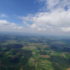 Verortung via Georeferenzierung der Kamera: Aufgenommen in der Nähe von Deggendorf, Deutschland in 1400 Meter