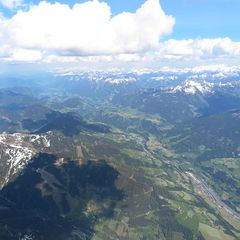 Flugwegposition um 14:09:46: Aufgenommen in der Nähe von Gemeinde Zell am See, 5700 Zell am See, Österreich in 3365 Meter