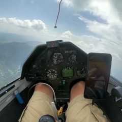 Verortung via Georeferenzierung der Kamera: Aufgenommen in der Nähe von Gemeinde Turnau, Österreich in 2500 Meter