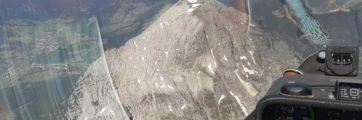 Flugwegposition um 13:20:14: Aufgenommen in der Nähe von St. Martin am Grimming, Österreich in 2502 Meter