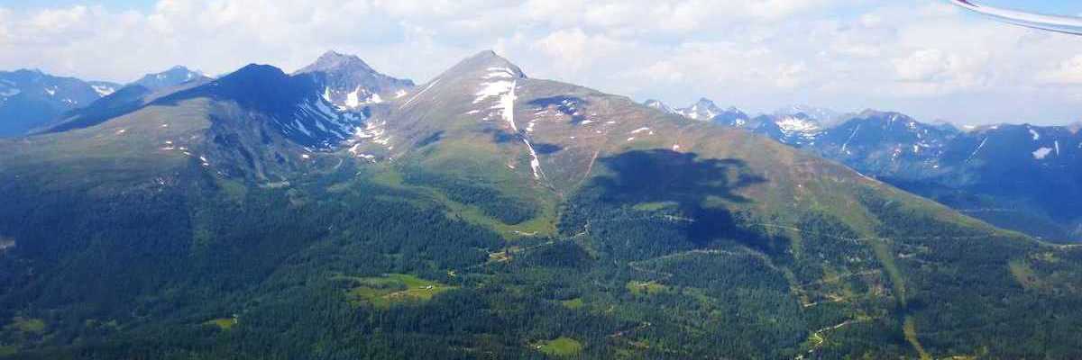 Flugwegposition um 14:12:26: Aufgenommen in der Nähe von Gemeinde Tamsweg, 5580 Tamsweg, Österreich in 2575 Meter