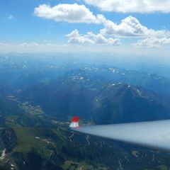Flugwegposition um 13:09:14: Aufgenommen in der Nähe von Oppenberg, 8786, Österreich in 3141 Meter