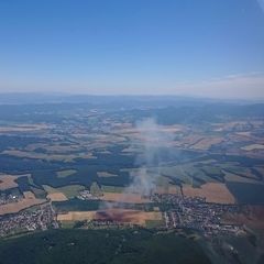 Flugwegposition um 10:30:23: Aufgenommen in der Nähe von Okres Prievidza, Slowakei in 1680 Meter