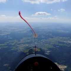 Verortung via Georeferenzierung der Kamera: Aufgenommen in der Nähe von Gemeinde Heidenreichstein, Österreich in 2000 Meter