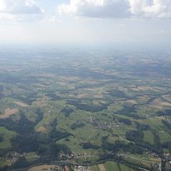 Flugwegposition um 14:24:18: Aufgenommen in der Nähe von Biberbach, Österreich in 1567 Meter