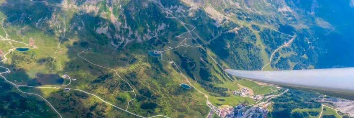 Flugwegposition um 12:53:53: Aufgenommen in der Nähe von Gemeinde Flachau, Österreich in 2940 Meter