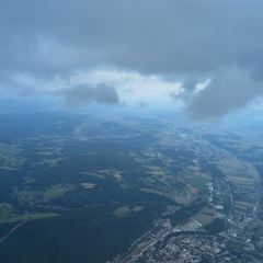 Flugwegposition um 17:51:06: Aufgenommen in der Nähe von Gemeinde Gloggnitz, Gloggnitz, Österreich in 2181 Meter