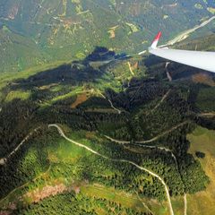 Flugwegposition um 12:48:04: Aufgenommen in der Nähe von Gemeinde Übelbach, Österreich in 2020 Meter