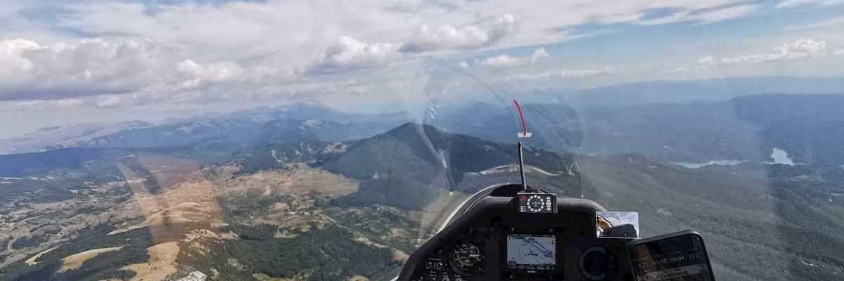 Flugwegposition um 13:51:34: Aufgenommen in der Nähe von 02025 Petrella Salto, Rieti, Italien in 1797 Meter