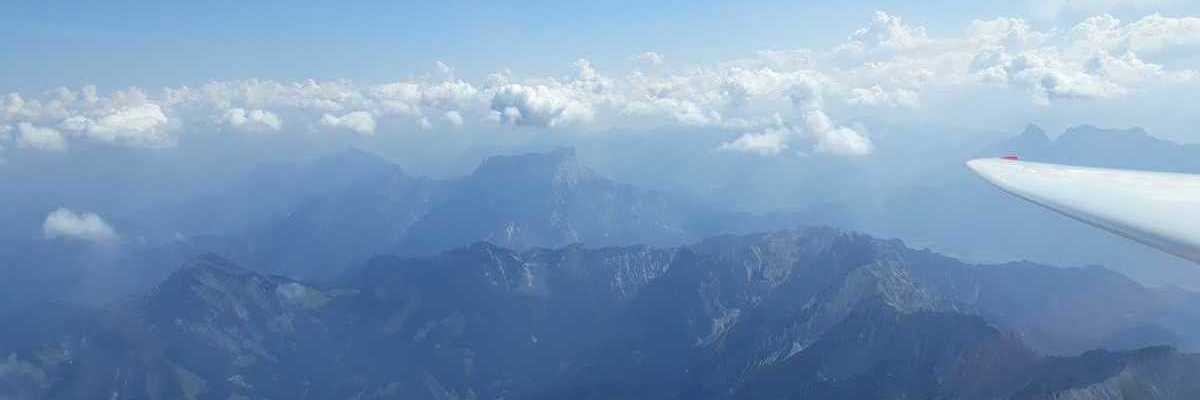 Flugwegposition um 11:19:42: Aufgenommen in der Nähe von Gemeinde Rosenau am Hengstpaß, Österreich in 3131 Meter