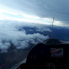 Flugwegposition um 11:30:40: Aufgenommen in der Nähe von Gemeinde Volders, Österreich in 4857 Meter