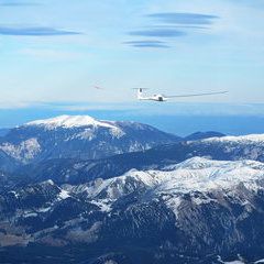 Flugwegposition um 12:47:18: Aufgenommen in der Nähe von Mürzsteg, Österreich in 3058 Meter