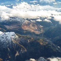Flugwegposition um 14:31:37: Aufgenommen in der Nähe von Gemeinde Wildalpen, 8924, Österreich in 5129 Meter