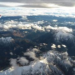 Flugwegposition um 14:31:02: Aufgenommen in der Nähe von Gemeinde Wildalpen, 8924, Österreich in 5103 Meter