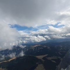 Flugwegposition um 13:54:58: Aufgenommen in der Nähe von Gemeinde Trattenbach, 2881 Trattenbach, Österreich in 2552 Meter