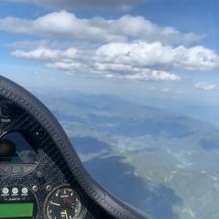 Flugwegposition um 14:24:17: Aufgenommen in der Nähe von Hafning bei Trofaiach, Österreich in 2857 Meter