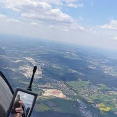 Flugwegposition um 12:14:50: Aufgenommen in der Nähe von Amberg-Sulzbach, Deutschland in 1615 Meter