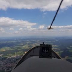 Verortung via Georeferenzierung der Kamera: Aufgenommen in der Nähe von Regensburg, Deutschland in 1500 Meter