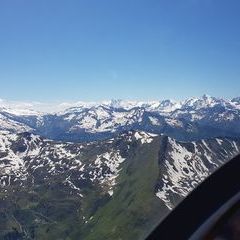 Flugwegposition um 12:52:31: Aufgenommen in der Nähe von Gemeinde Bad Hofgastein, 5630 Bad Hofgastein, Österreich in 2631 Meter