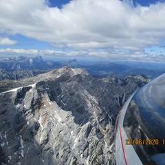 Flugwegposition um 10:01:11: Aufgenommen in der Nähe von 39030 Prags, Südtirol, Italien in 2944 Meter