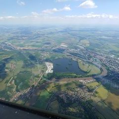 Verortung via Georeferenzierung der Kamera: Aufgenommen in der Nähe von Okres Litoměřice, Tschechien in 1600 Meter