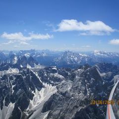 Flugwegposition um 11:46:07: Aufgenommen in der Nähe von 39038 Innichen, Südtirol, Italien in 3311 Meter