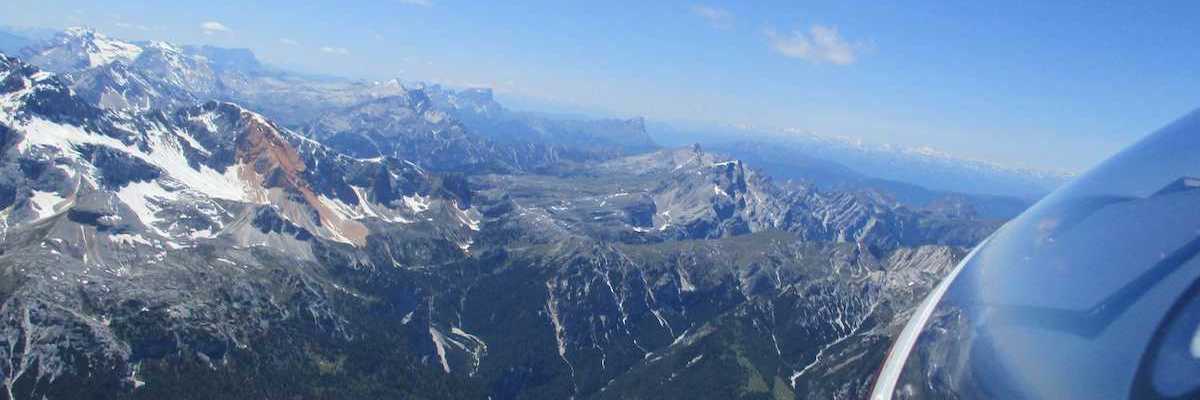 Flugwegposition um 11:52:24: Aufgenommen in der Nähe von 39030 Prags, Südtirol, Italien in 3110 Meter