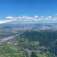 Verortung via Georeferenzierung der Kamera: Aufgenommen in der Nähe von Gemeinde Klosterneuburg, Klosterneuburg, Österreich in 1200 Meter