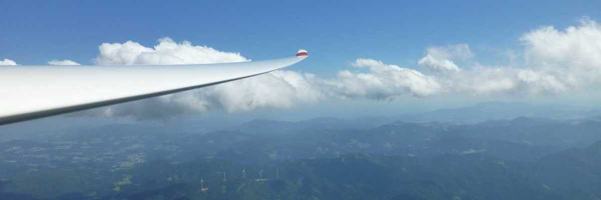 Flugwegposition um 12:16:53: Aufgenommen in der Nähe von Gemeinde Turnau, Österreich in 2116 Meter