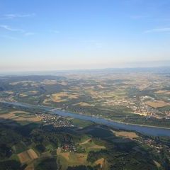 Flugwegposition um 17:46:45: Aufgenommen in der Nähe von Gemeinde Leiben, Österreich in 1139 Meter