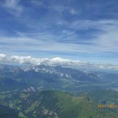 Flugwegposition um 12:51:08: Aufgenommen in der Nähe von Schladming, Österreich in 3162 Meter