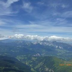 Flugwegposition um 12:51:07: Aufgenommen in der Nähe von Schladming, Österreich in 3162 Meter