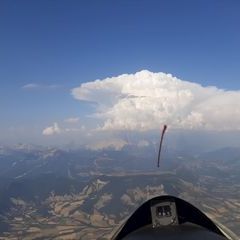 Flugwegposition um 16:02:54: Aufgenommen in der Nähe von Drôme, Frankreich in 2479 Meter