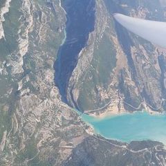 Flugwegposition um 14:47:15: Aufgenommen in der Nähe von Département Alpes-de-Haute-Provence, Frankreich in 3030 Meter