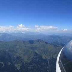 Flugwegposition um 11:58:32: Aufgenommen in der Nähe von Gemeinde Bad Hofgastein, 5630 Bad Hofgastein, Österreich in 2956 Meter