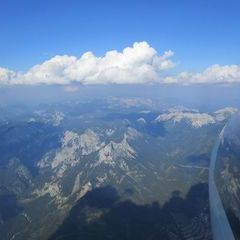 Flugwegposition um 15:36:52: Aufgenommen in der Nähe von Eisenerz, Österreich in 2905 Meter