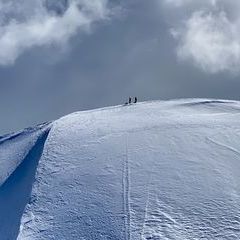Verortung via Georeferenzierung der Kamera: Aufgenommen in der Nähe von Visp, Schweiz in 4100 Meter