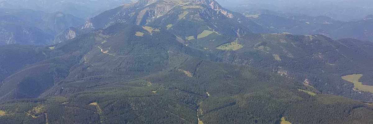 Flugwegposition um 13:06:27: Aufgenommen in der Nähe von Gemeinde Bürg-Vöstenhof, 2630, Österreich in 2132 Meter