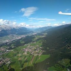 Flugwegposition um 14:27:03: Aufgenommen in der Nähe von Innsbruck, Österreich in 1678 Meter