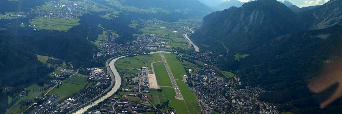 Flugwegposition um 14:29:02: Aufgenommen in der Nähe von Innsbruck, Österreich in 1533 Meter