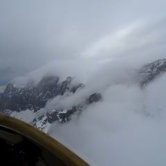 Flugwegposition um 09:56:10: Aufgenommen in der Nähe von Gemeinde Ramsau am Dachstein, 8972, Österreich in 2849 Meter