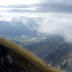 Flugwegposition um 08:33:58: Aufgenommen in der Nähe von Weng im Gesäuse, 8913, Österreich in 2618 Meter