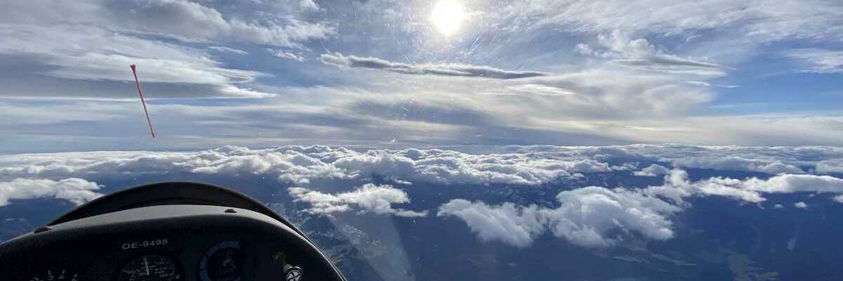 Flugwegposition um 10:48:03: Aufgenommen in der Nähe von Lunz am See, Österreich in 3507 Meter